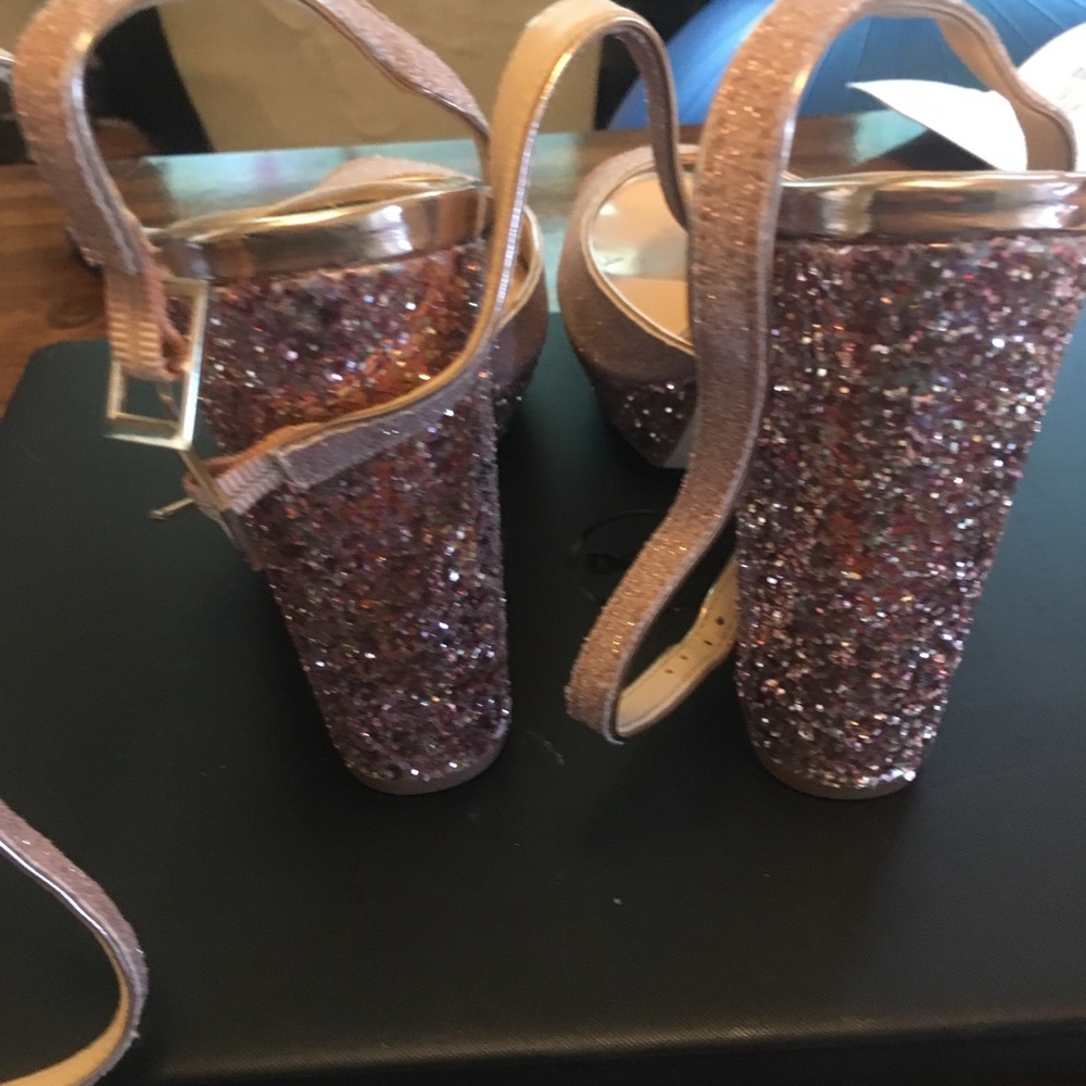 Platform glitter heels - Picture 2 of 3